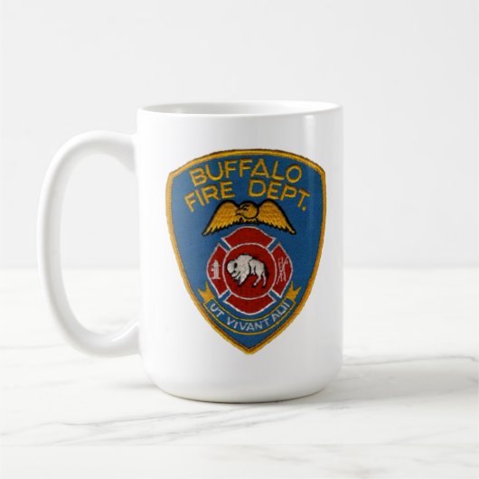 Mug Sceau de la ville de Buffalo - Incendie de Buffalo (Gauche)