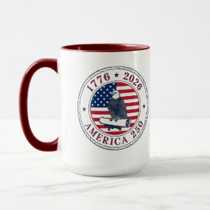 Mug Sceau de l'Aigle Commémoratif America 250 – 1776-2