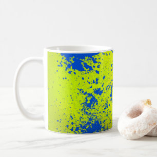 Mug Sceau De Peinture Drôle Avec Couleurs Gras De Pei