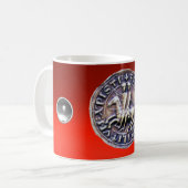 Mug SCEAU DES CHEVALIERS MODÈLE Rouge Ruby Gemstone (Devant gauche)