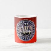 Mug SCEAU DES CHEVALIERS MODÈLE Rouge Ruby Gemstone (Centre)
