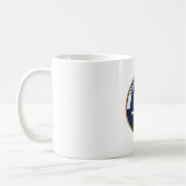 Mug Sceau Drapeau De L'État Du Connecticut (Gauche)