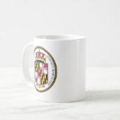 Mug Sceau du comté d'Anne Arundel, MD (Devant gauche)