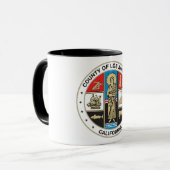Mug Sceau du comté de Los Angeles (Devant gauche)