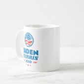 Mug Sceau du drapeau Biden Harris 2020 (Devant gauche)