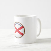 Mug Sceau du drapeau de l'état de l'Alabama (Devant droit)