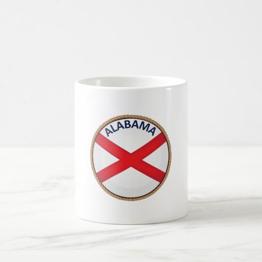 Mug Sceau du drapeau de l'état de l'Alabama (Centre)