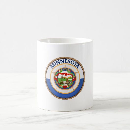 Mug Sceau du drapeau de l'État du Minnesota (Centre)