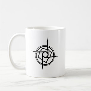 Mug Sceau Tribal Géométrique - Emblème d'Étoile Abstra