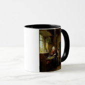 Mug Scellant une lettre, 1890 (huile sur le panneau) (Devant droit)