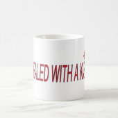 Mug scellé avec des citations d'amour de baiser (Centre)