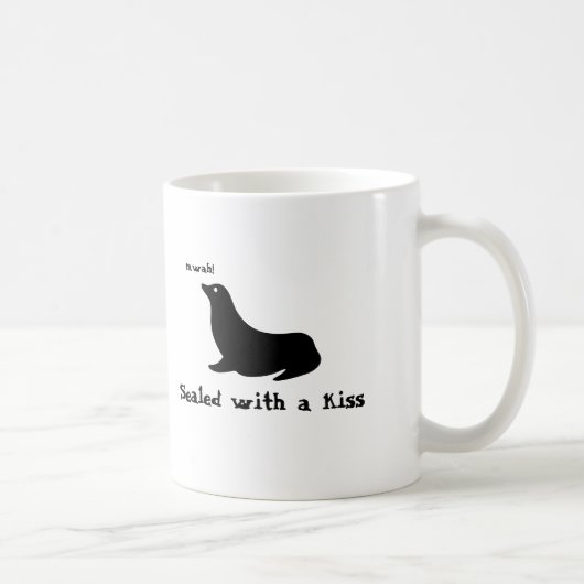 Mug Scellé avec un baiser (Droite)