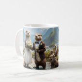 Mug **"Scellé avec un baiser : Otterly in Love"** (Devant gauche)