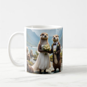 Mug **"Scellé avec un baiser : Otterly in Love"**