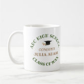 Mug Scénario de célébration de fin d'études secondaire (Gauche)