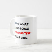 Mug scénariste, génial (Devant gauche)