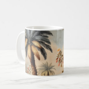 Mug Scène botanique vintage avec palmiers