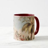 Mug Scène botanique vintage avec palmiers (Devant droit)