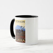 Mug Scène Caribou - Ketchikan, Alaska (Devant gauche)