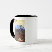 Mug Scène Caribou - Valdez, Alaska (Devant gauche)