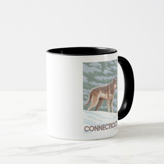 Mug Scène ConnecticutWolf (Devant droit)