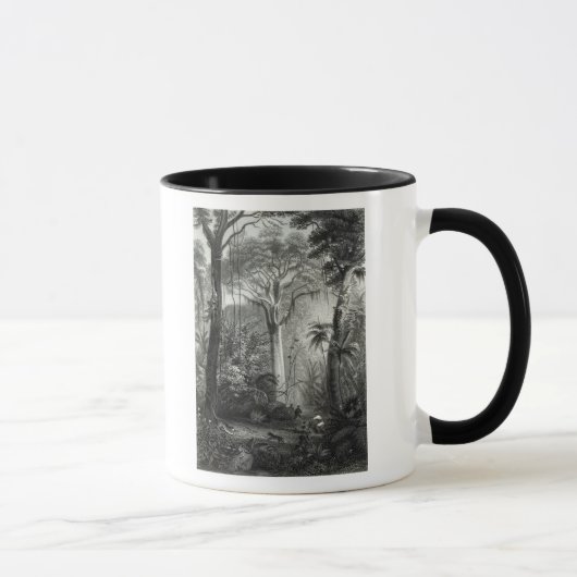 Mug Scène dans une forêt brésilienne gravée par (Droite)