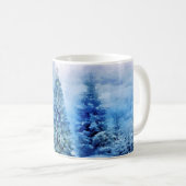 Mug Scène d'arbre de Noël (Devant droit)