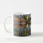 Mug Scène d'automne d'arbre de la nature eau (Gauche)