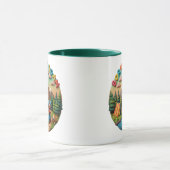 Mug Scène d'aventure de camping en argile « Né pour er (Centre)