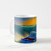 Mug Scène De Bateau (Devant gauche)