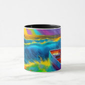 Mug Scène de bateau coloré (Centre)