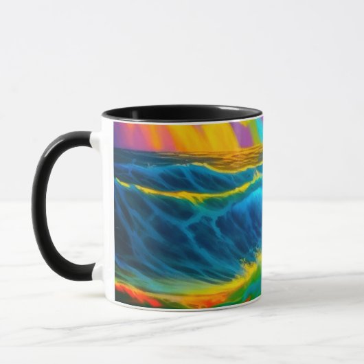Mug Scène de bateau coloré (Gauche)
