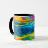 Mug Scène de bateau coloré (Devant gauche)