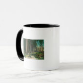 Mug Scène de bois Eugène, OR (Devant gauche)