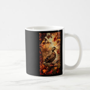 Mug Scène de chasse Mallard Canard Canard Automne Faun