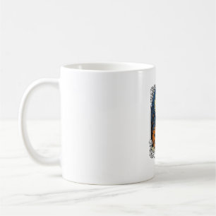 Mug Scène de citrouille hantée Art vectoriel Halloween