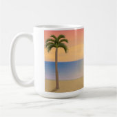 Mug Scène de coucher du soleil/plage de lever de (Gauche)