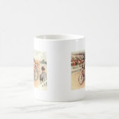 Mug Scène de course de bicyclette (Centre)