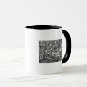 Mug Scène de cuisine au 17ème siècle tôt (Devant droit)