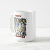 Mug Scène de fenêtre Fêtes Étincelantes (Devant gauche)