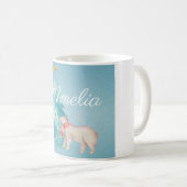 Mug Scène de forêt des Fêtes personnalisable (Devant droit)