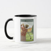 Mug Scène de golf Arizona (Gauche)