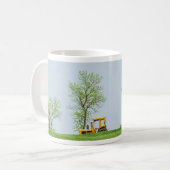 Mug Scène De Grange Avec Tracteur Fermer (Devant gauche)