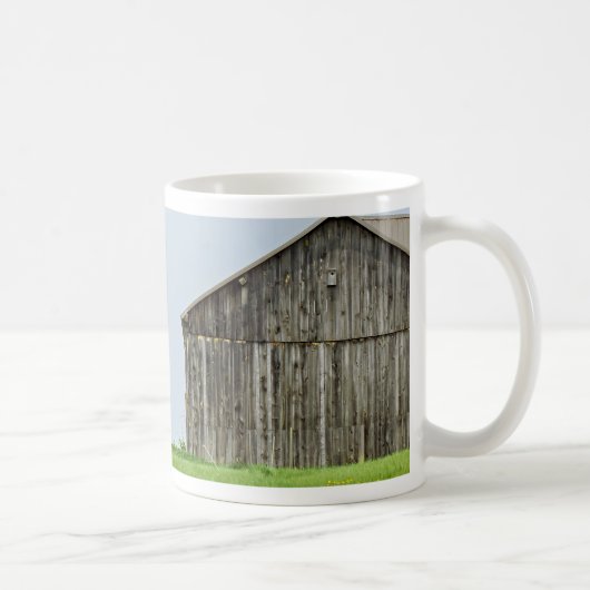 Mug Scène De Grange Avec Tracteur Fermer (Droite)