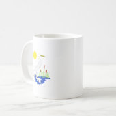 Mug Scène de héron (Devant gauche)