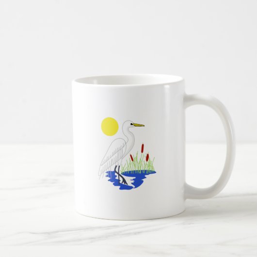 Mug Scène de héron (Droite)