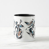 Mug Scène de Jazz Moderne (Centre)