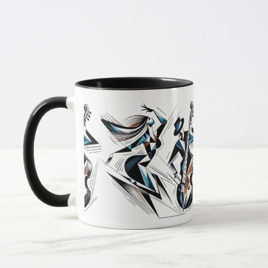 Mug Scène de Jazz Moderne (Gauche)