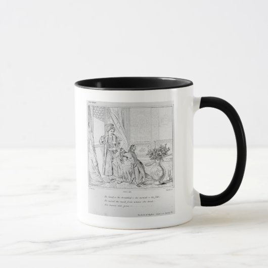 Mug Scène de la jeune mariée d'Abydos par seigneur (Droite)