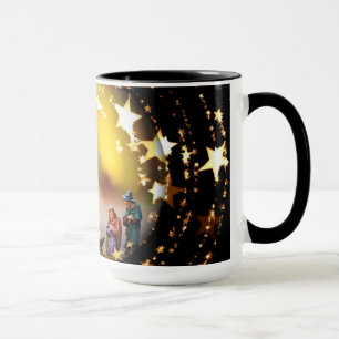 Mug Scène de la Nativité Crib Vierge Marie Enfant Jésu
